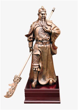 辦公室風(fēng)水?dāng)[件-關(guān)公擺件 你的辦公室里擺了嗎？