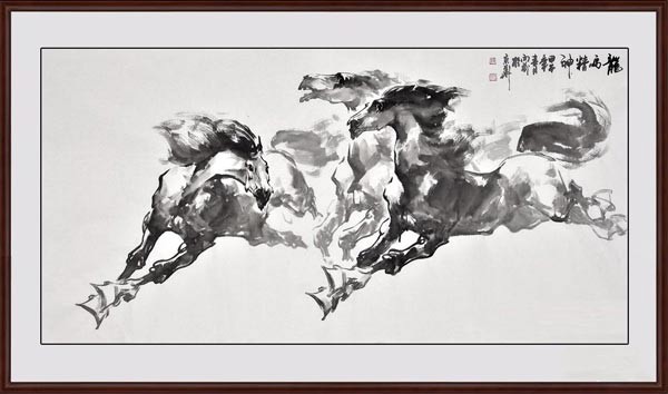 董事長(zhǎng)辦公室設(shè)計(jì)時(shí)掛哪些裝飾畫，可以襯托出品味和修養(yǎng)《龍馬精神》