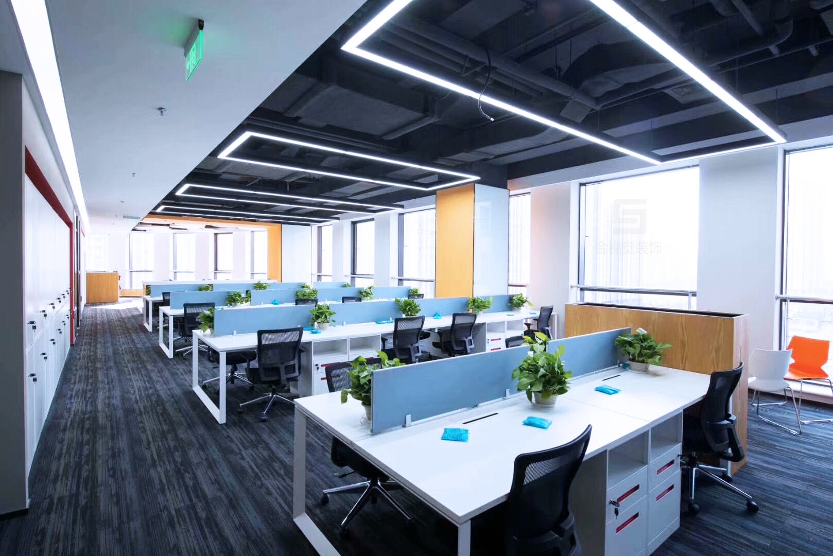 外企公司辦公區(qū)裝修設計